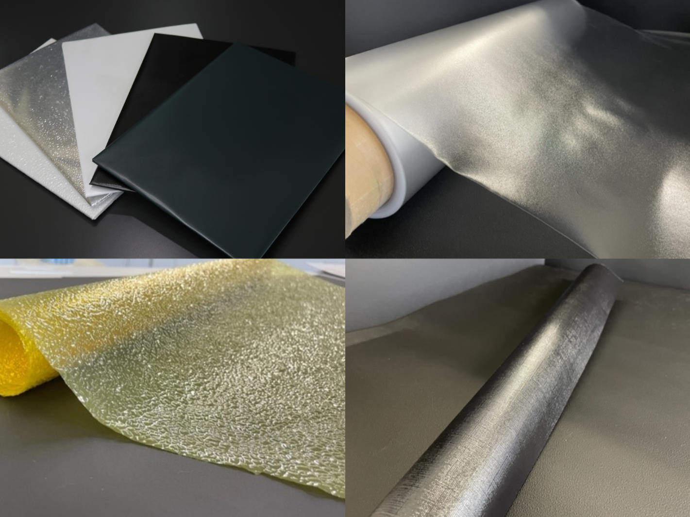 様々な種類のエンボスフィルム