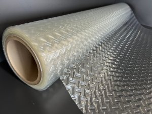 縞鋼板柄　エンボスフィルム