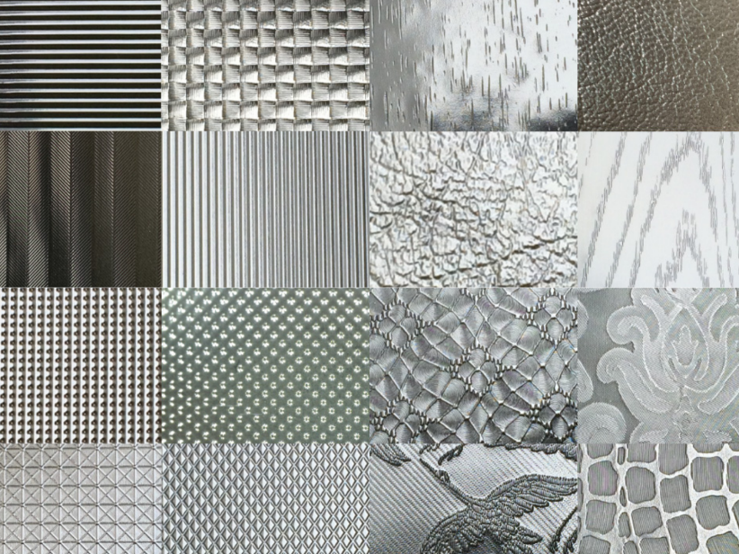 エンボス柄は100種類以上