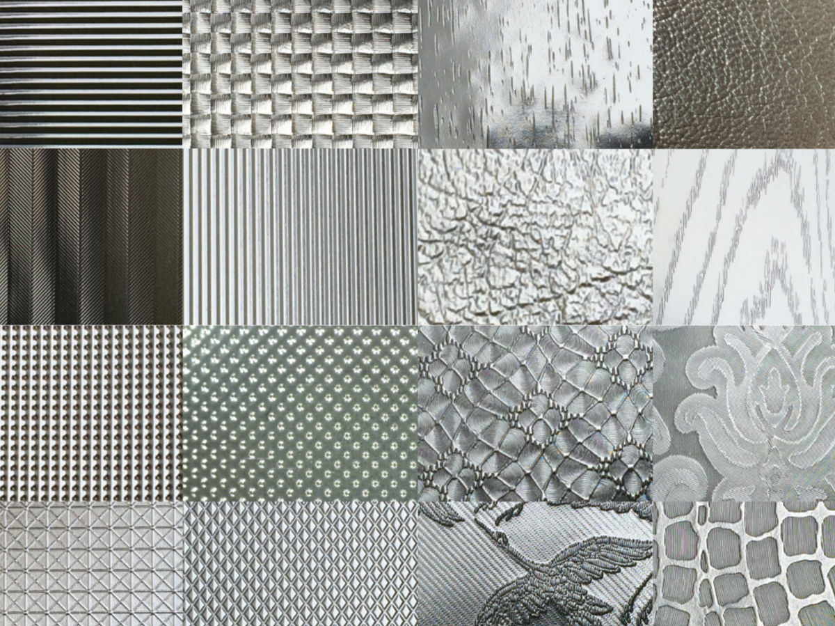 豊富なエンボス柄パターン